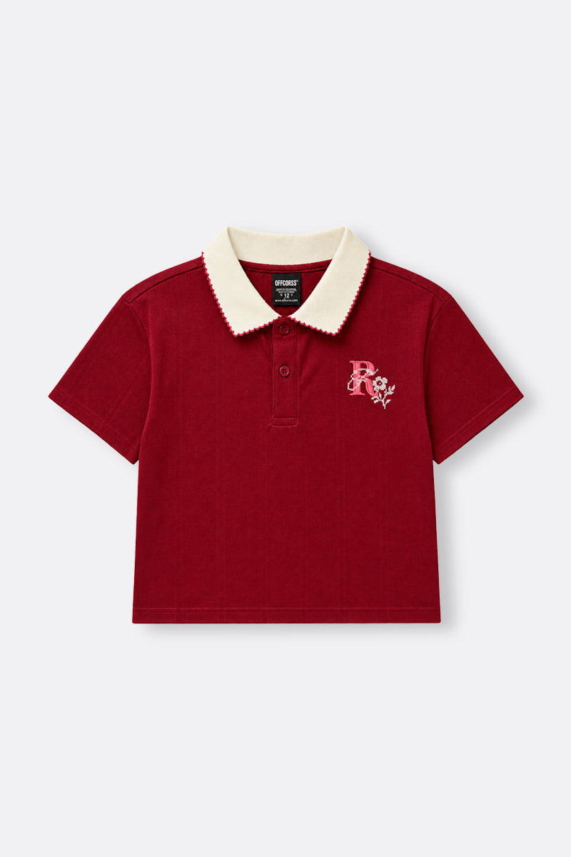 Kids girl short sleeve polo