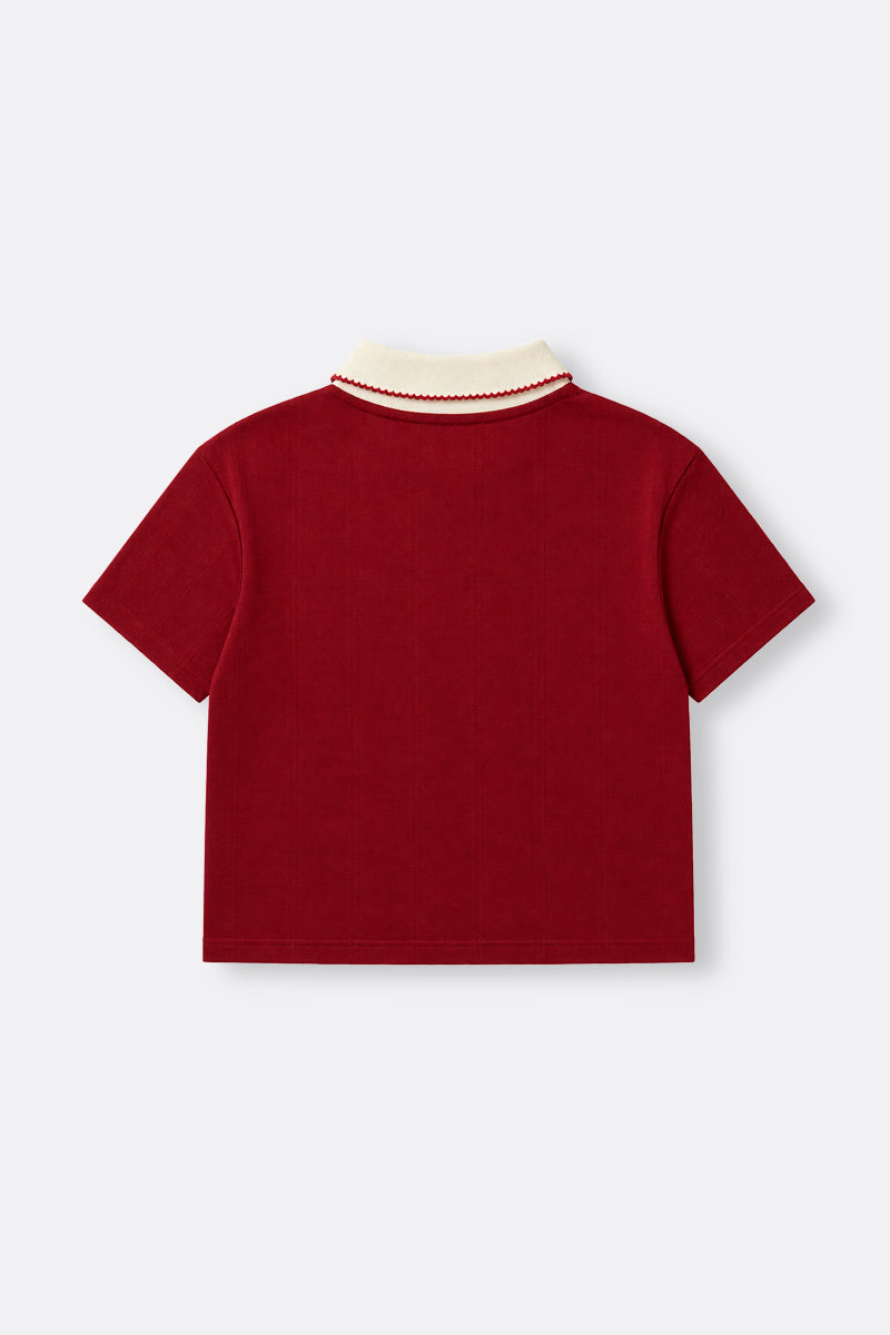Kids girl short sleeve polo