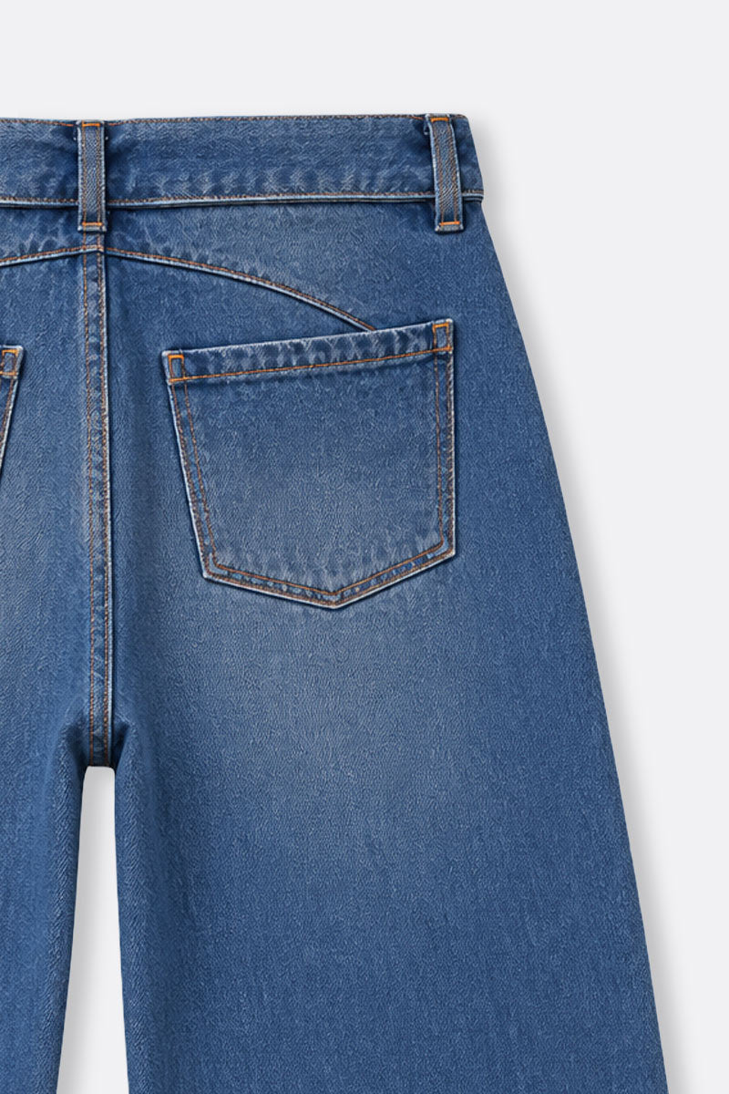 Kids girl wide leg jeans