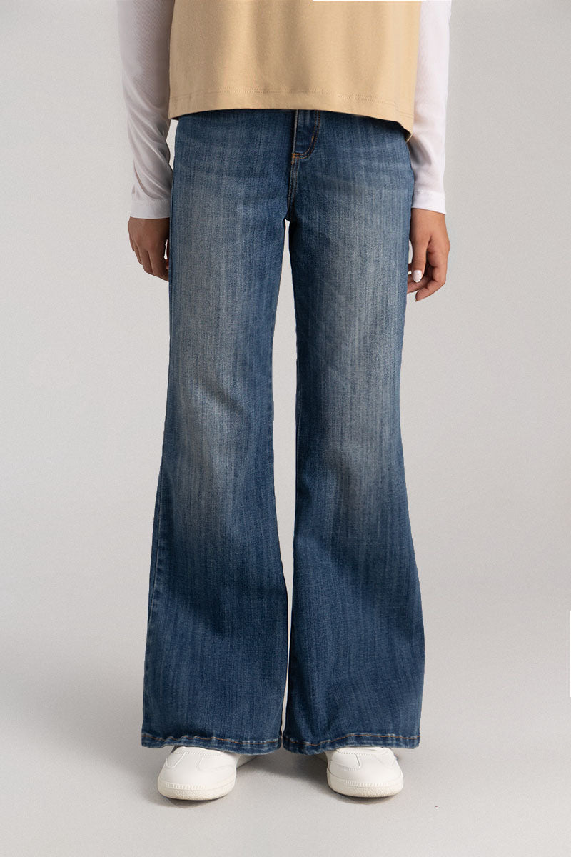 Kids girl flare jeans