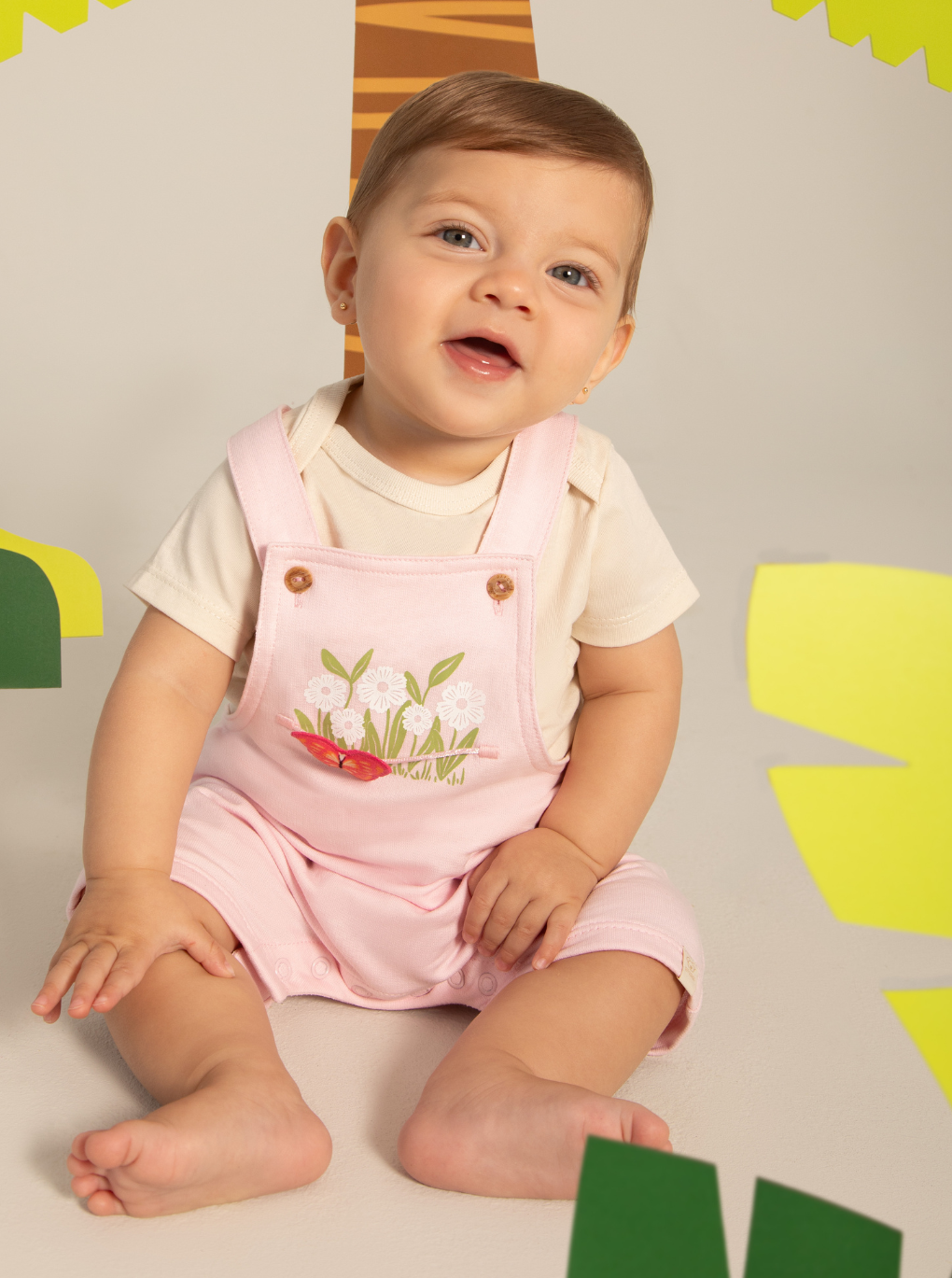 Short 2-piece set for baby girl