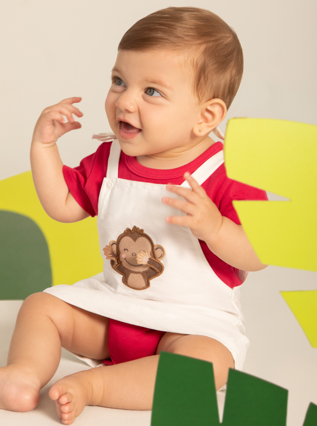 Short 2-piece set for baby girl