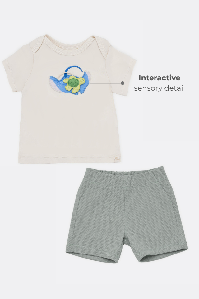 Short 2-piece set for baby boy